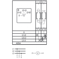 Переключатель DHR11B-A004-600 E