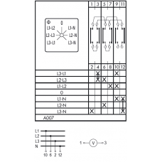 Переключатель CA10 A007-600 E