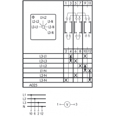 Переключатель DHR12B-A025-620 E