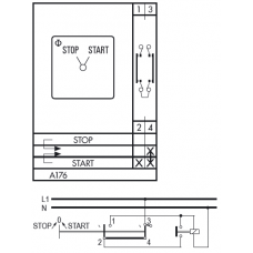 Переключатель CA50 A176-600 E