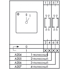 Переключатель C43 A204-600 E