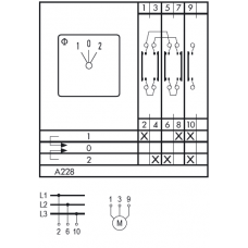 Переключатель CA4 A228-600 E