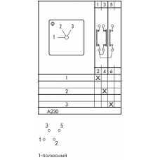 Переключатель DHR11-A230-600 E