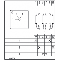 Переключатель CAD11 A250-600 E