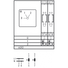 Переключатель C315 A312-600 E