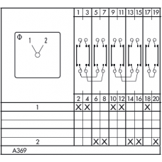 Переключатель DHR11B-A369-600 E