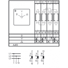 Переключатель CA63 A410-600 E