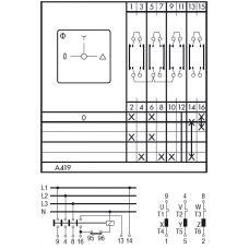 Переключатель CA50 A419-600 E