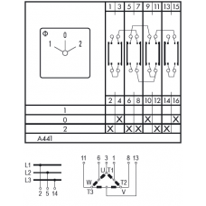 Переключатель CG4 A441-600 E