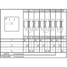 Переключатель DHR11B-A476-600 E