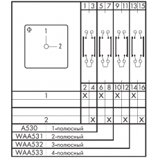 Переключатель CA10B A530-600 E