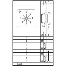 Переключатель DH11 A540-600 E