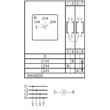 Переключатель CA10-WAA005-600 E