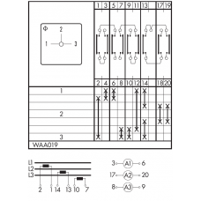 Переключатель CA25-WAA019-600 E