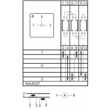 Переключатель CA40-WAA037-600 E