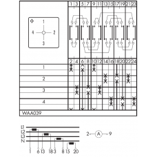 Переключатель CA10-WAA039-600 E