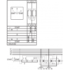 Переключатель CA40-WAA182-600 E