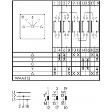 Переключатель CG8-WAA413-600 E