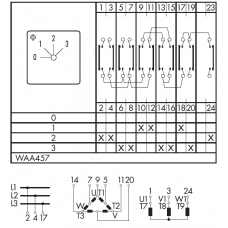 Переключатель C80-WAA457-600 E