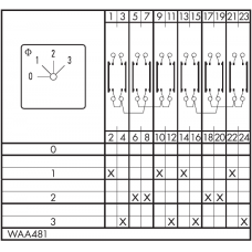 Переключатель DH12B-WAA481-600 E